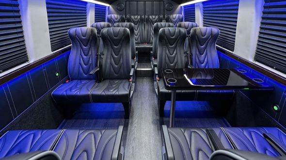 augusta 20 passenger sprinter van interior