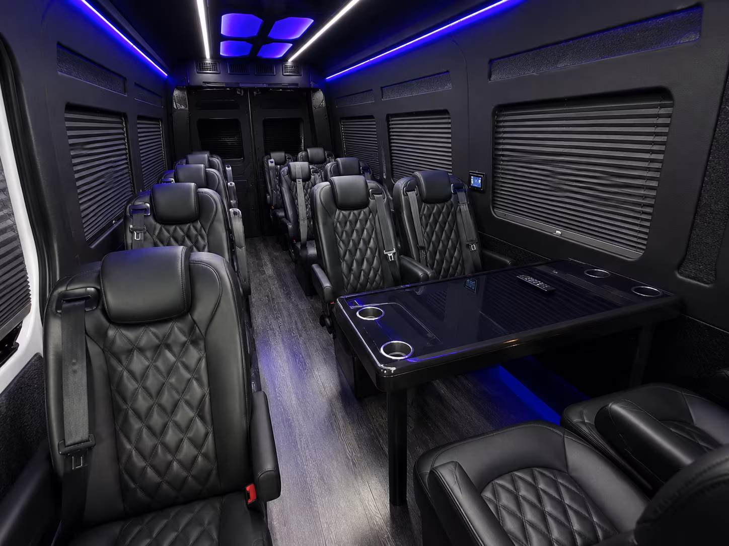 10 passenger sprinter van inside
