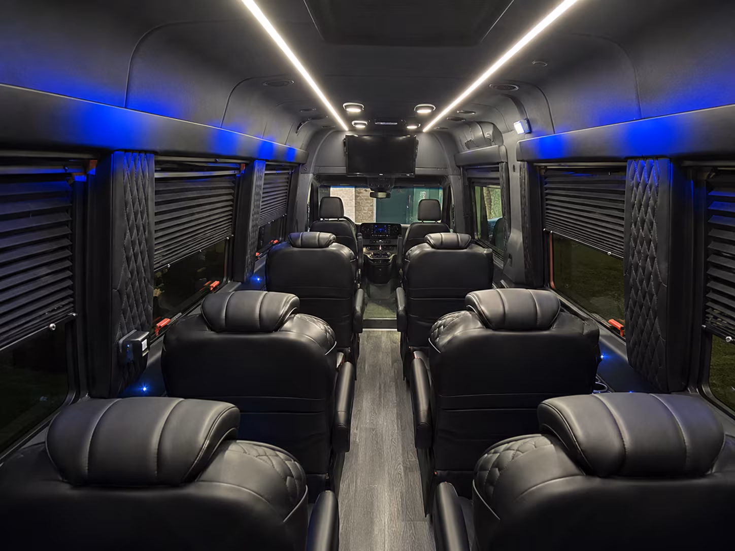 20 passenger sprinter van interior