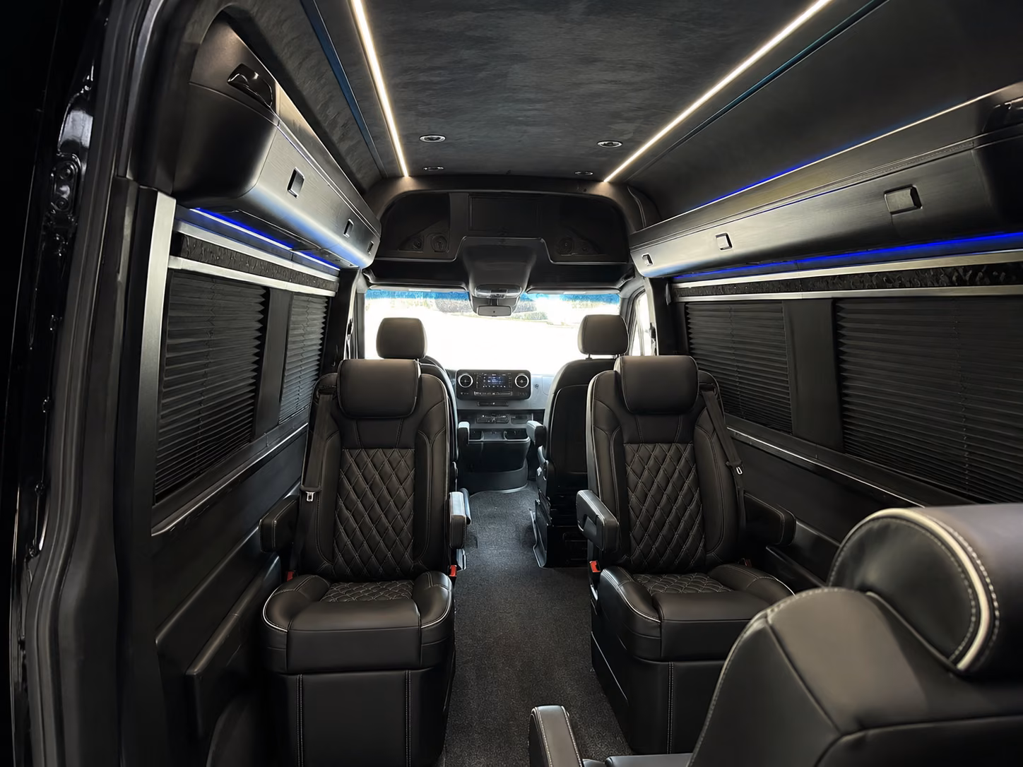 augusta 15 passenger sprinter van inside