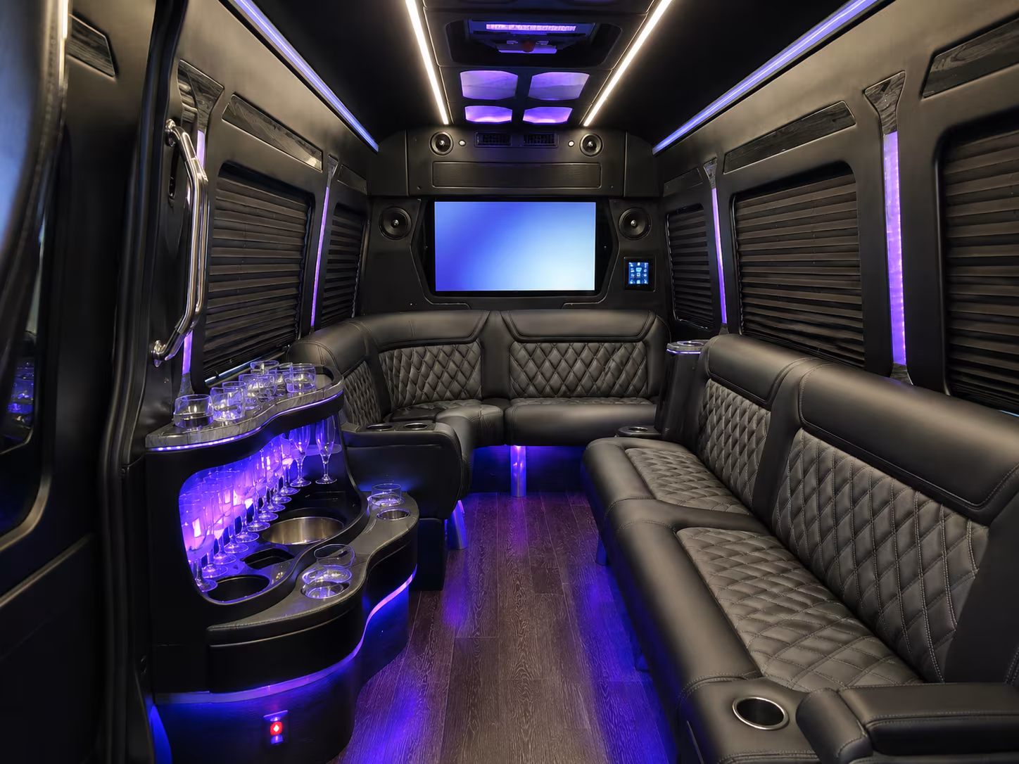 augusta sprinter limousine interior