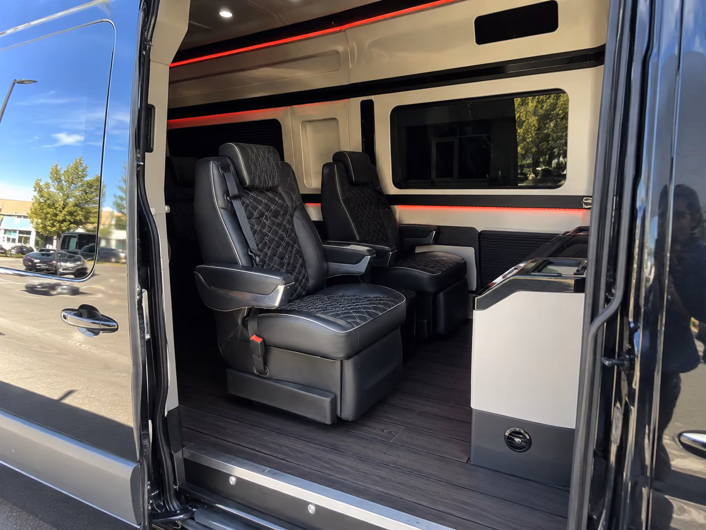 augusta wedding sprinter van rental